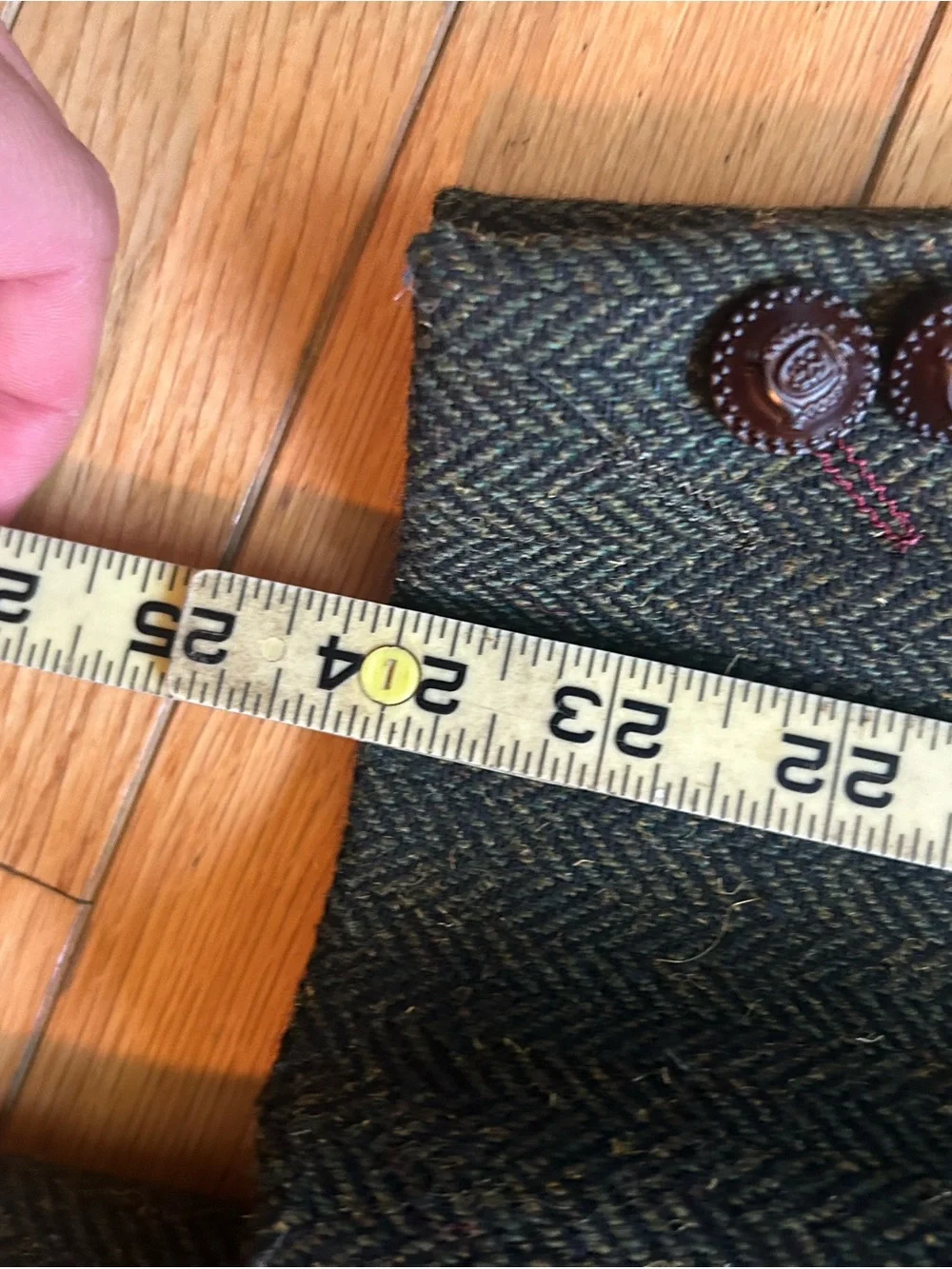 Men's Dark Green Notch-Lapel Sport Coat - Tailored Wool Blend